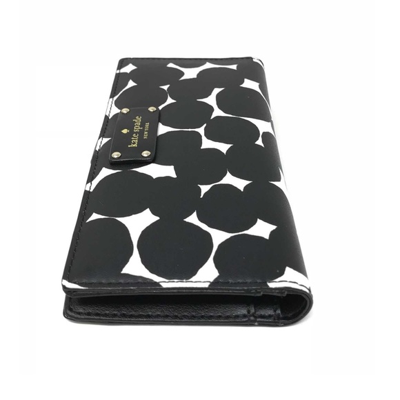 Kate Spade Stacy Grove Street Splodge Black Wallet - Picture 2 of 4